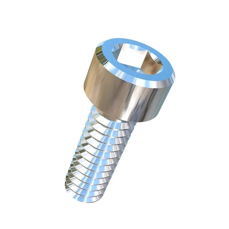 Allied Titanium #2-56 Socket Head Cap Screw, Socket, Plain Titanium, 1/4 in Length 0032498